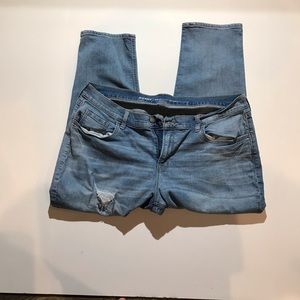 Old navy boyfriend skinny jeans size 16